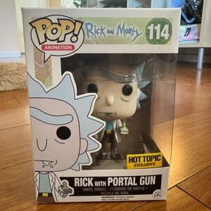 Rick with Portal Gun Rick #114 Funk Pop